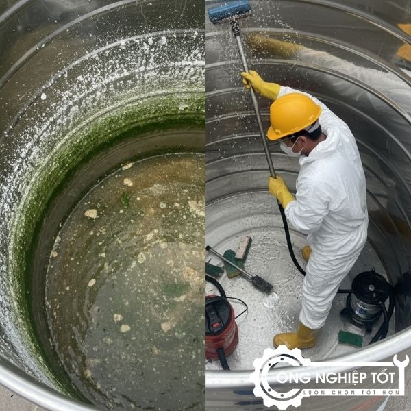 Lỗi vệ sinh và bảo trì bồn nước sai cách